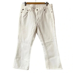 Polo Ralph Lauren White Ankle Jeans Mid Rise Straight Denim Pants 10